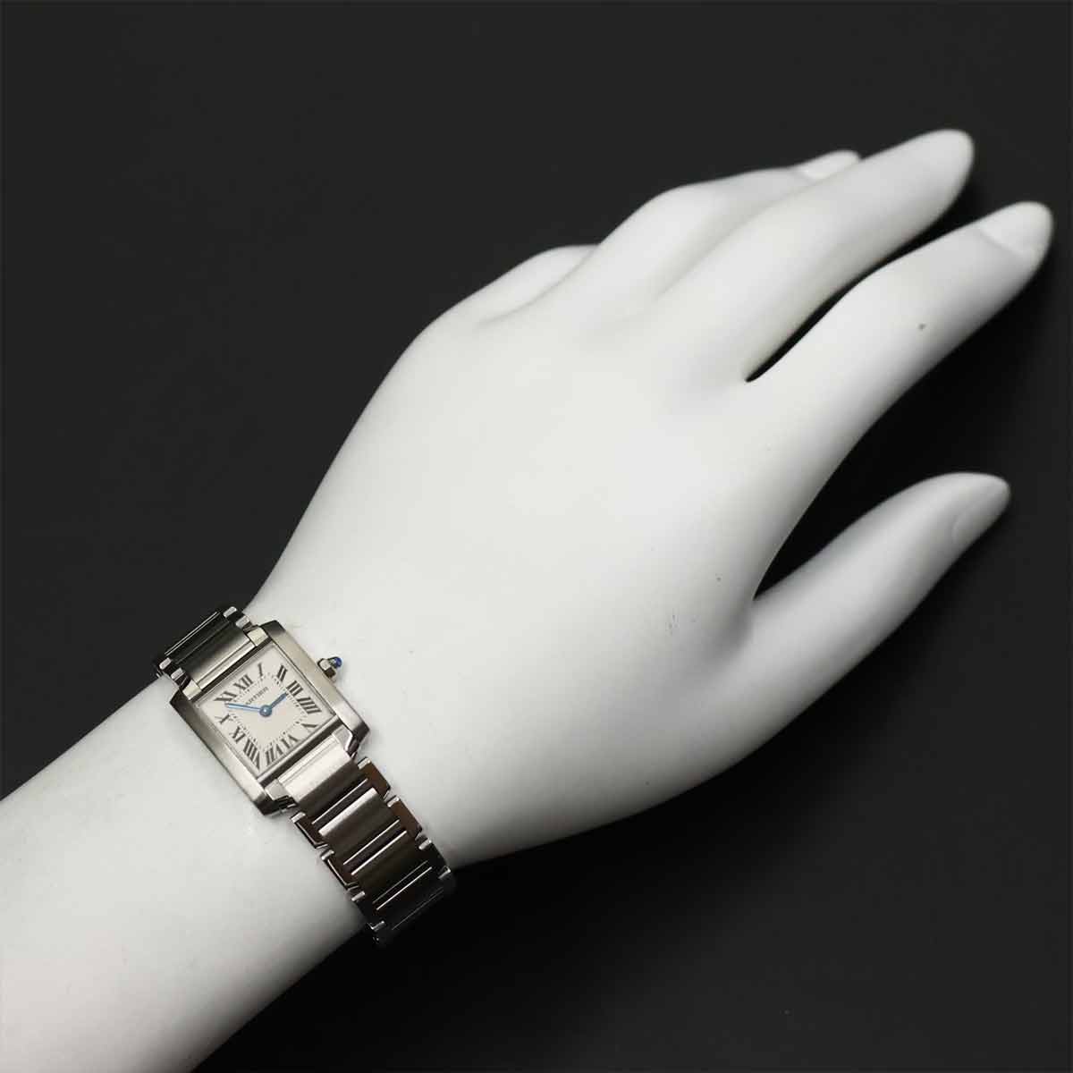 Tank Francaise SM W51008Q3 Quartz Cream Dial Ladies Watch