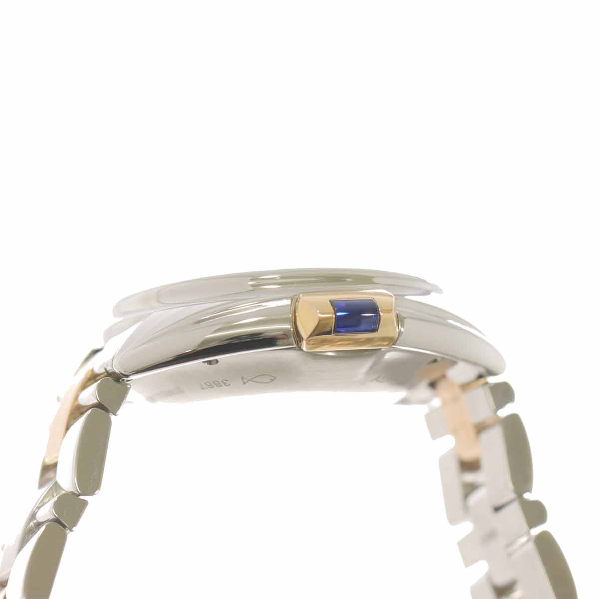 Cle De Cartier W2CL0004 750 PG Automatic date Silver Dial