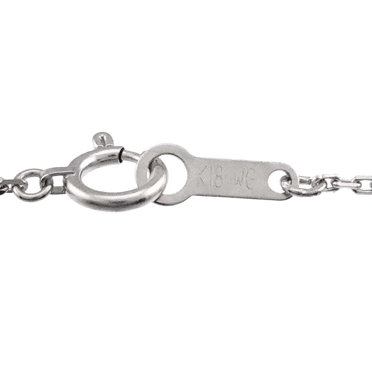 BrownDiamond 0.40ct Necklace 18K White Gold 750