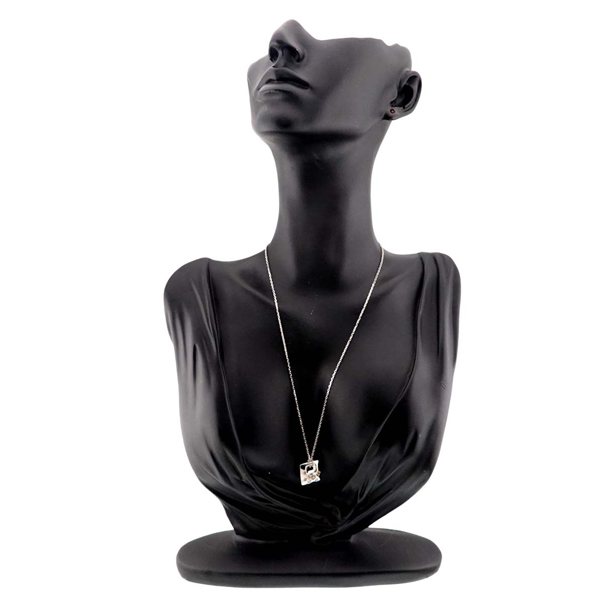 BrownDiamond 0.40ct Necklace 18K White Gold 750