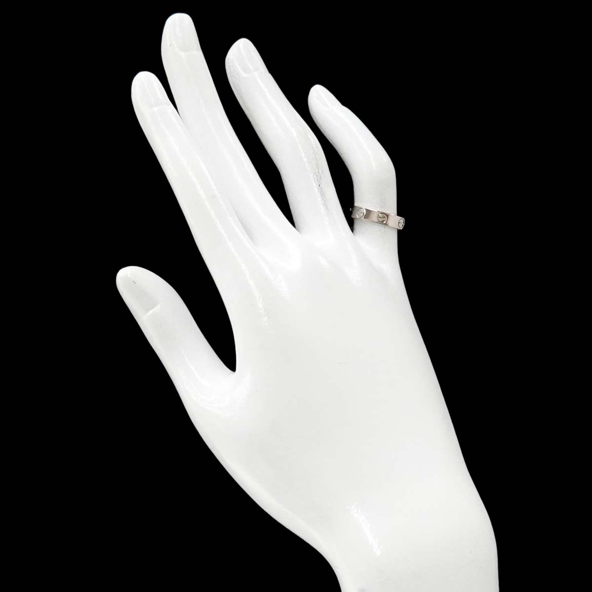 Mini Love Ring 18K White Gold 750 size48 4.5(US)