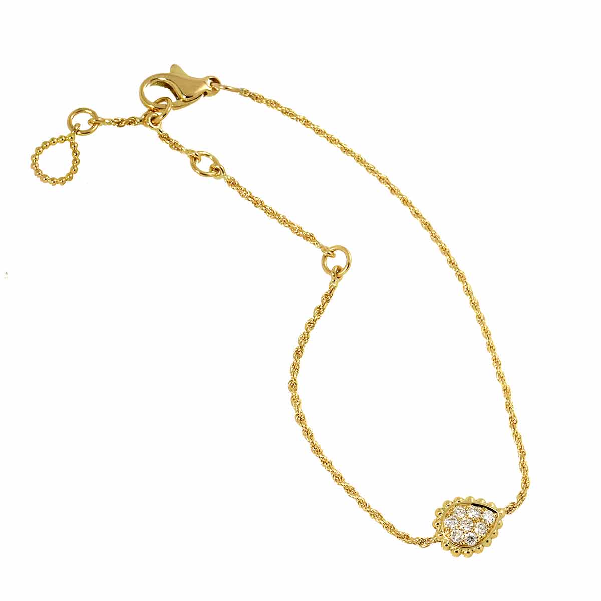 Serpent Boheme Diamond Bracelet XS 18K YG 750 Size:17.5