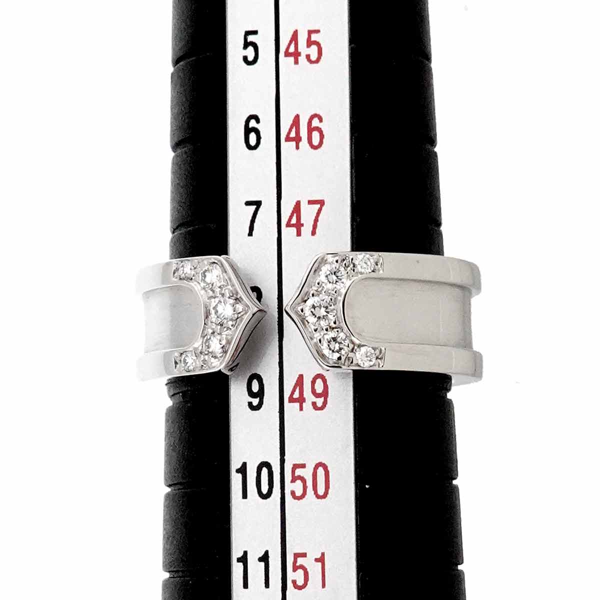 C2 Diamond SM Ring 18K WG 750 Size48 4-4.5(US)