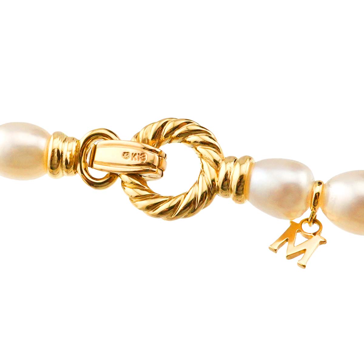 Freshwater cultured pearl Necklace 18K YG 750