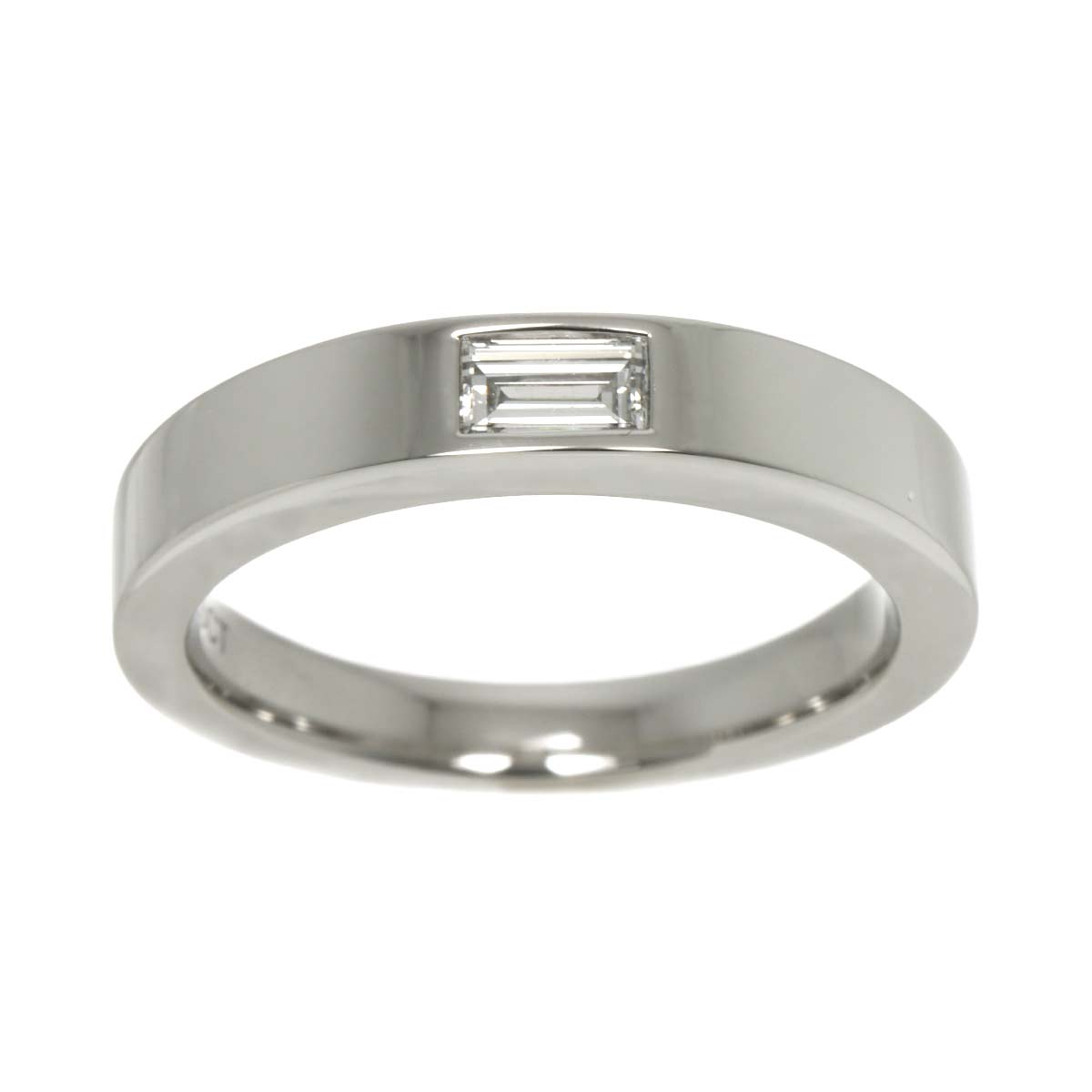 Diamond Ring Pt Platinum size6(US)