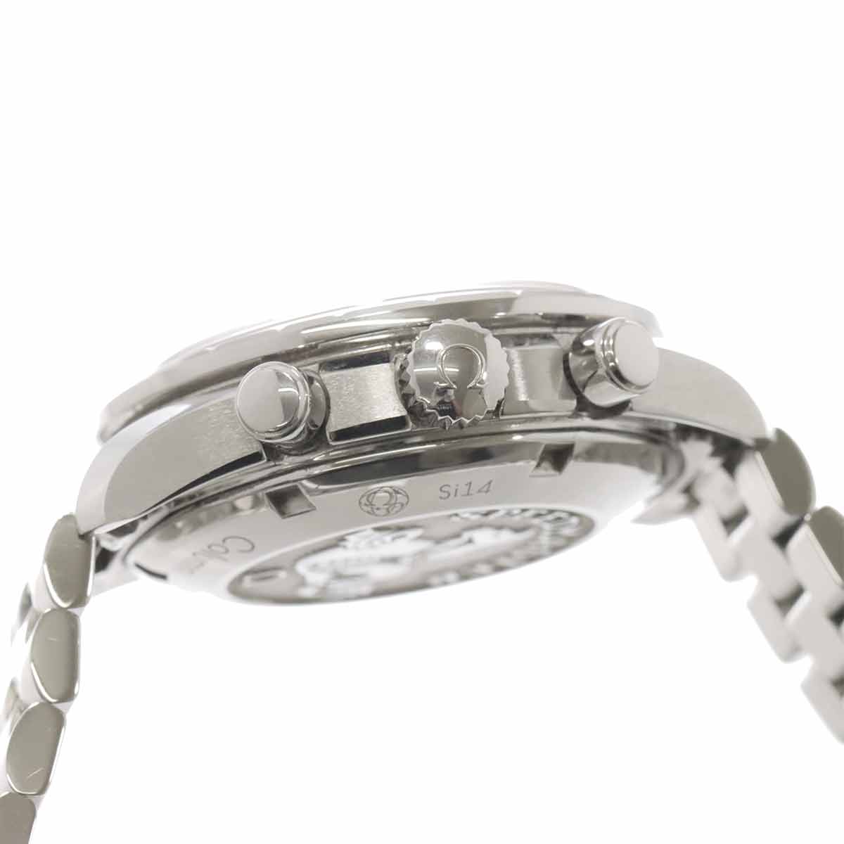 Speedmaster 38 324.38.50.02.001 Chronograph Silver Dial Boys