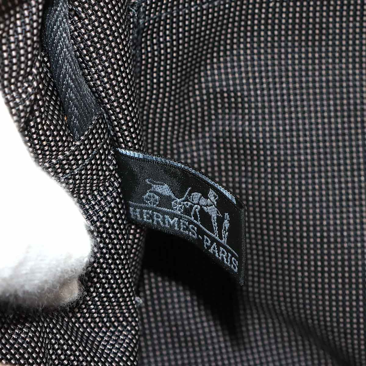 Her Line Ad MM Backpack Canvas Gray Black Purse