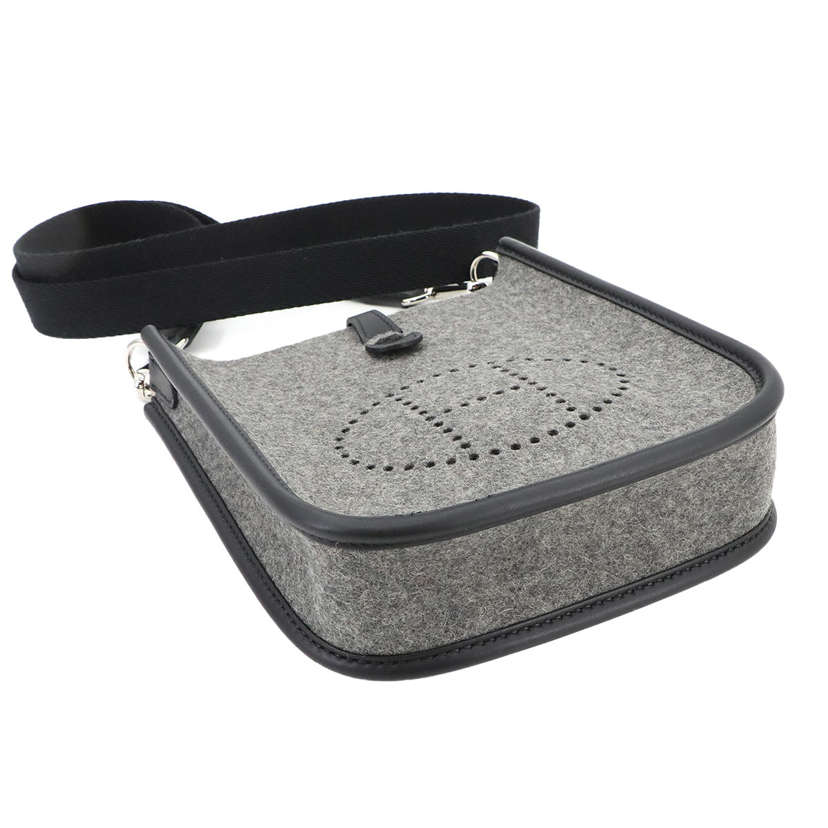 Evelyne TPM Shoulder Bag Felt Swift Gris Moyen Black Y Purse
