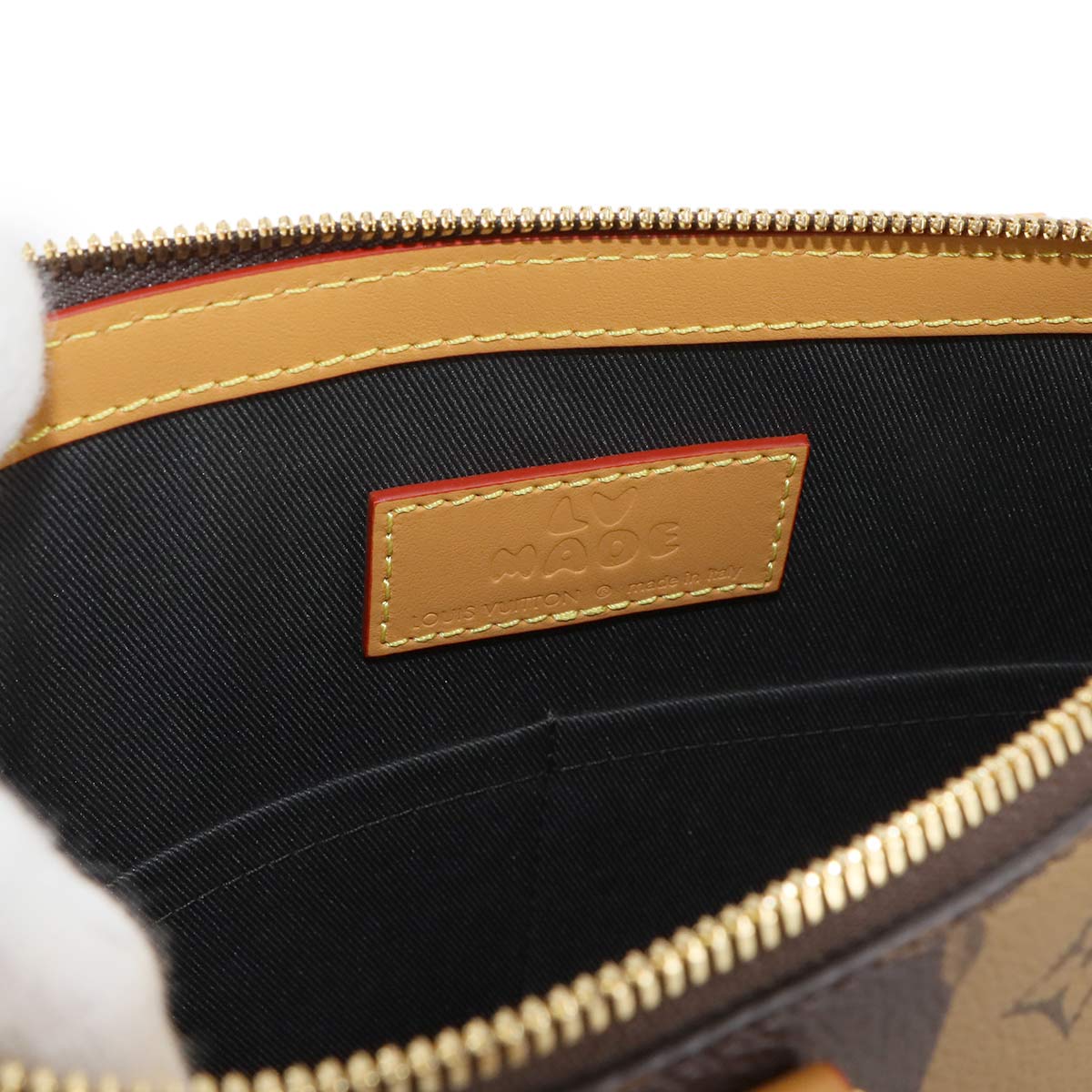 Monogram Stripes Sac Plat Cross 2way Tote Shoulder Bag