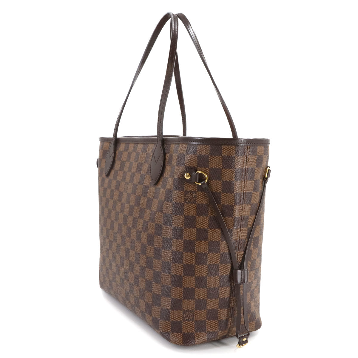 Damier Neverfull MM Tote Bag Rose Ballerine N41603 Purse