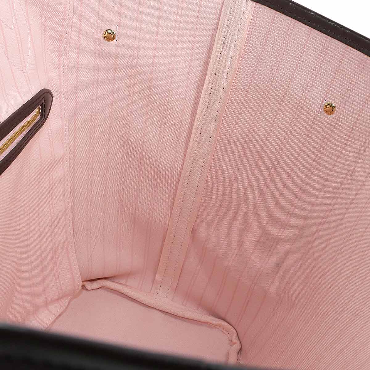 Damier Neverfull MM Tote Bag Rose Ballerine N41603 Purse