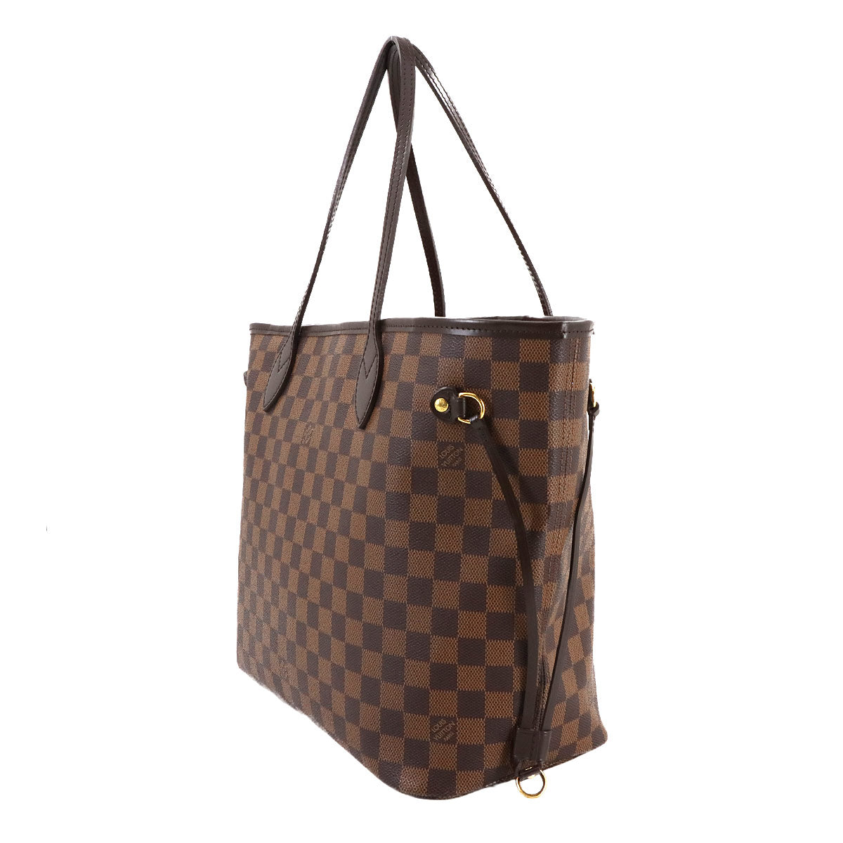 Damier Neverfull MM Tote Bag Ebene Cerise N51105 Purse