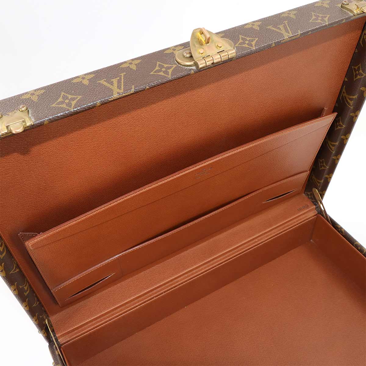 Monogram President Classeur Trunk Case Brown M53012