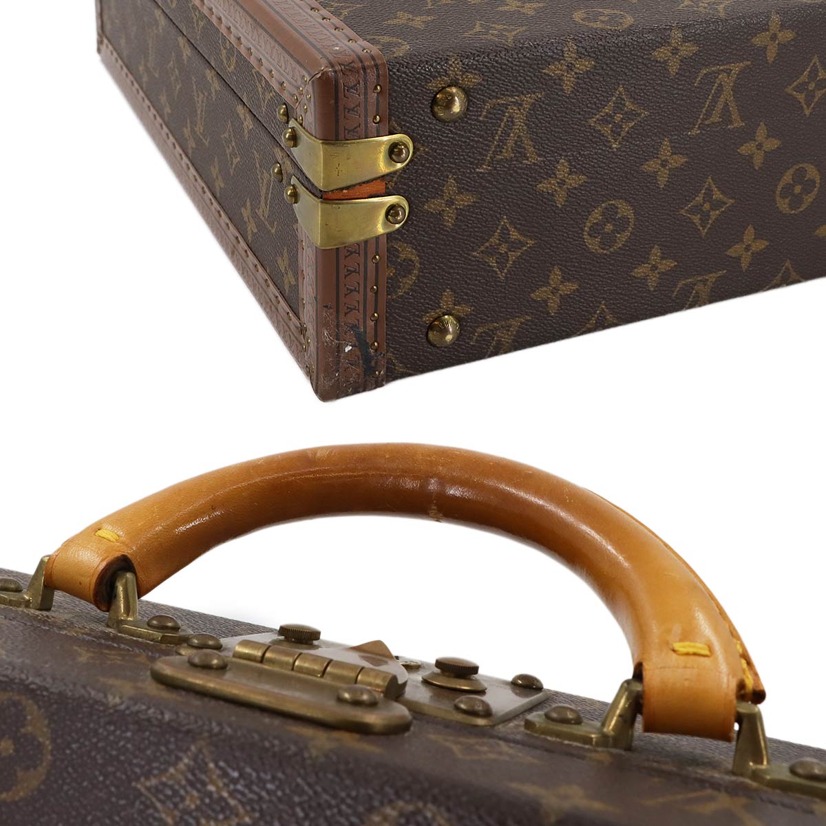 Monogram President Classeur Trunk Case Brown M53012
