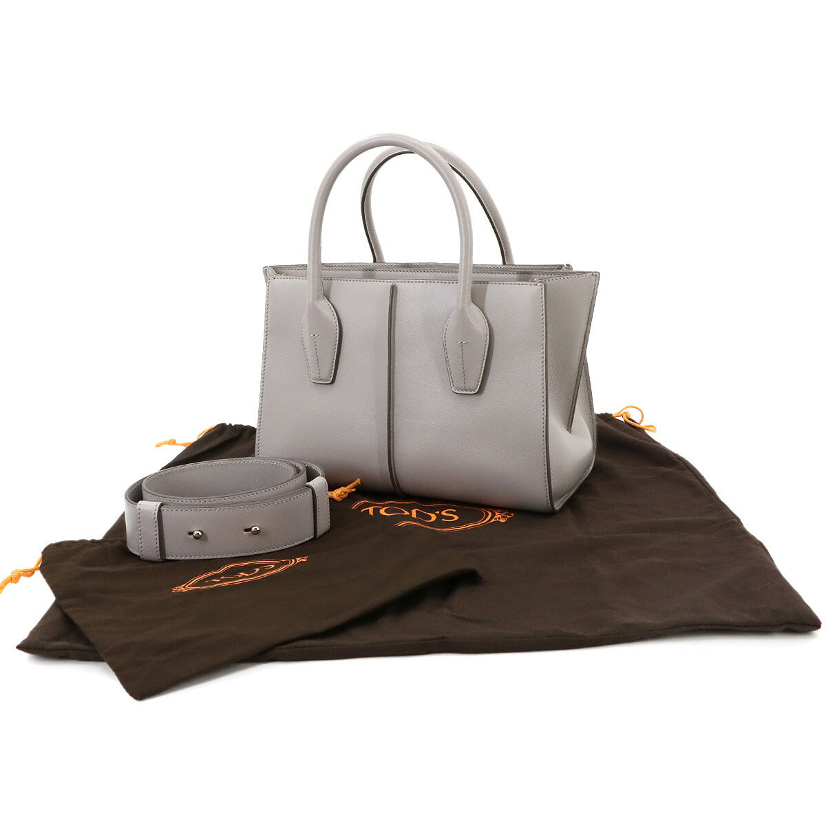 Holly Bag Small Hand Shoulder Bag Leather Gray Purse