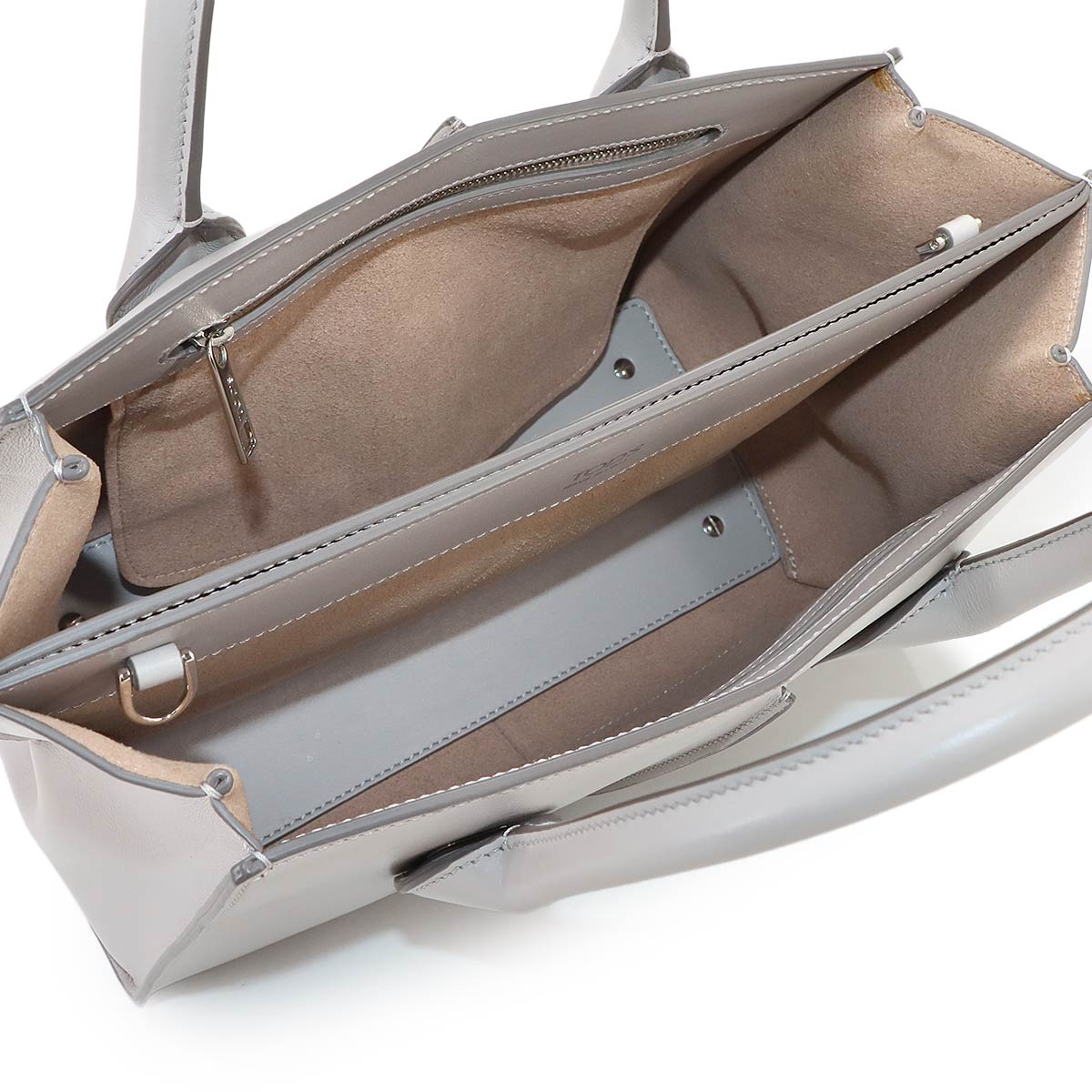 Holly Bag Small Hand Shoulder Bag Leather Gray Purse