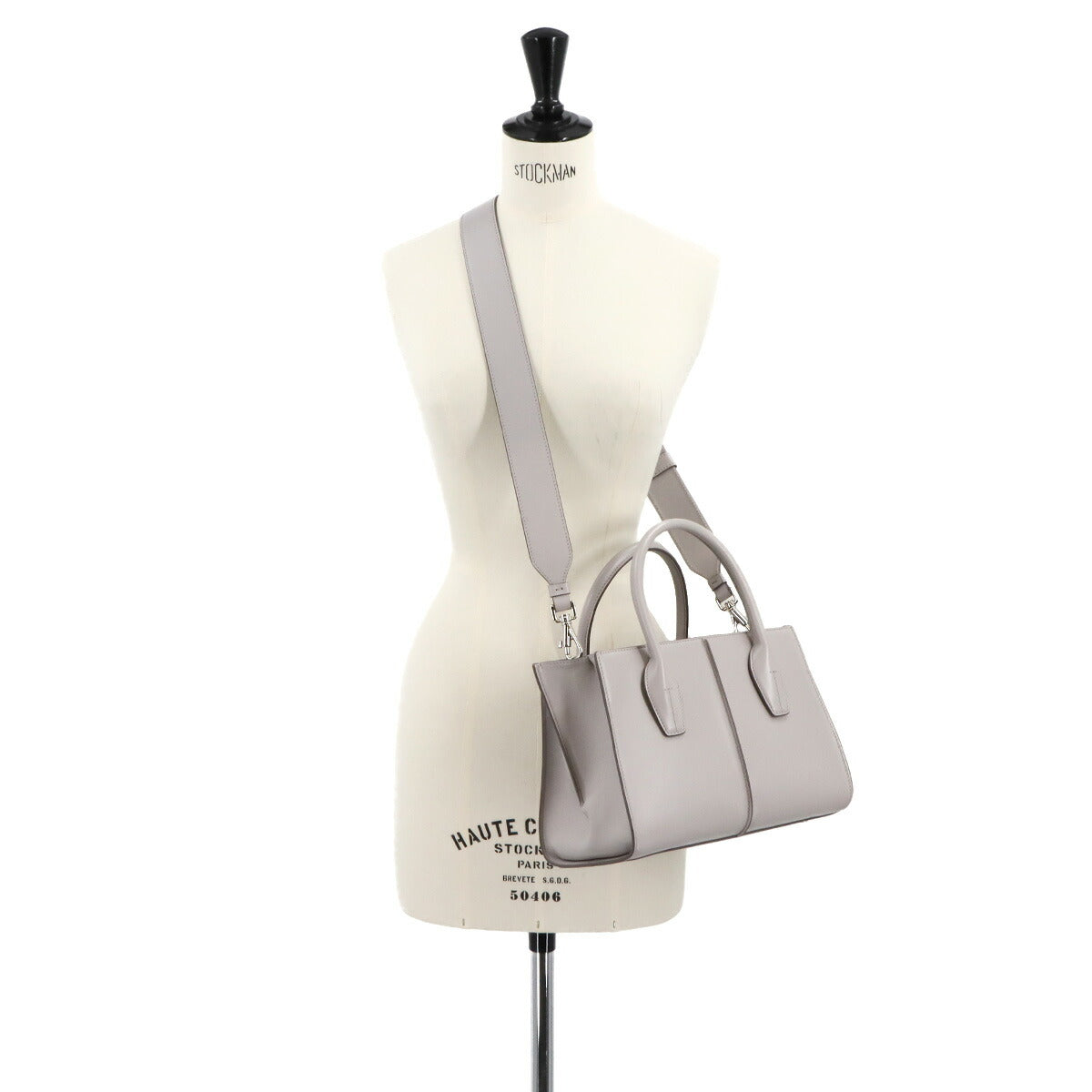 Holly Bag Small Hand Shoulder Bag Leather Gray Purse