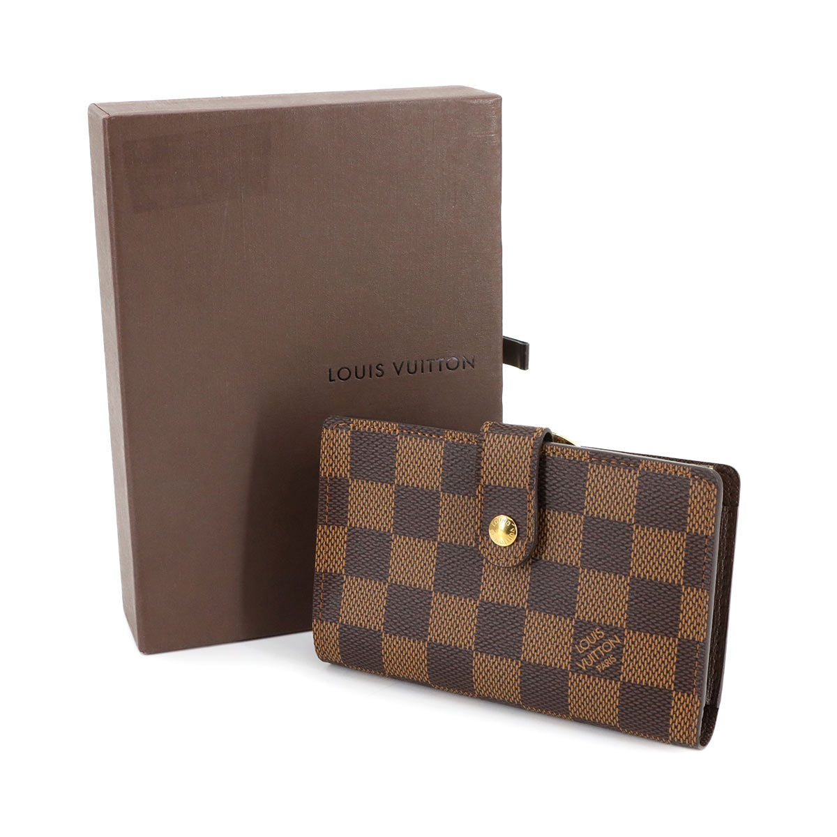 Damier Viennois Wallet Ebene Brown N61674
