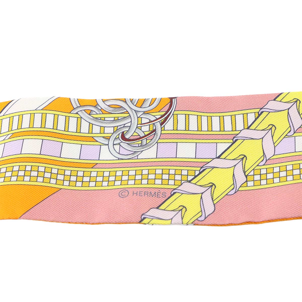 Twilly Scarf Silk Brides et Gris Gris Multicolor