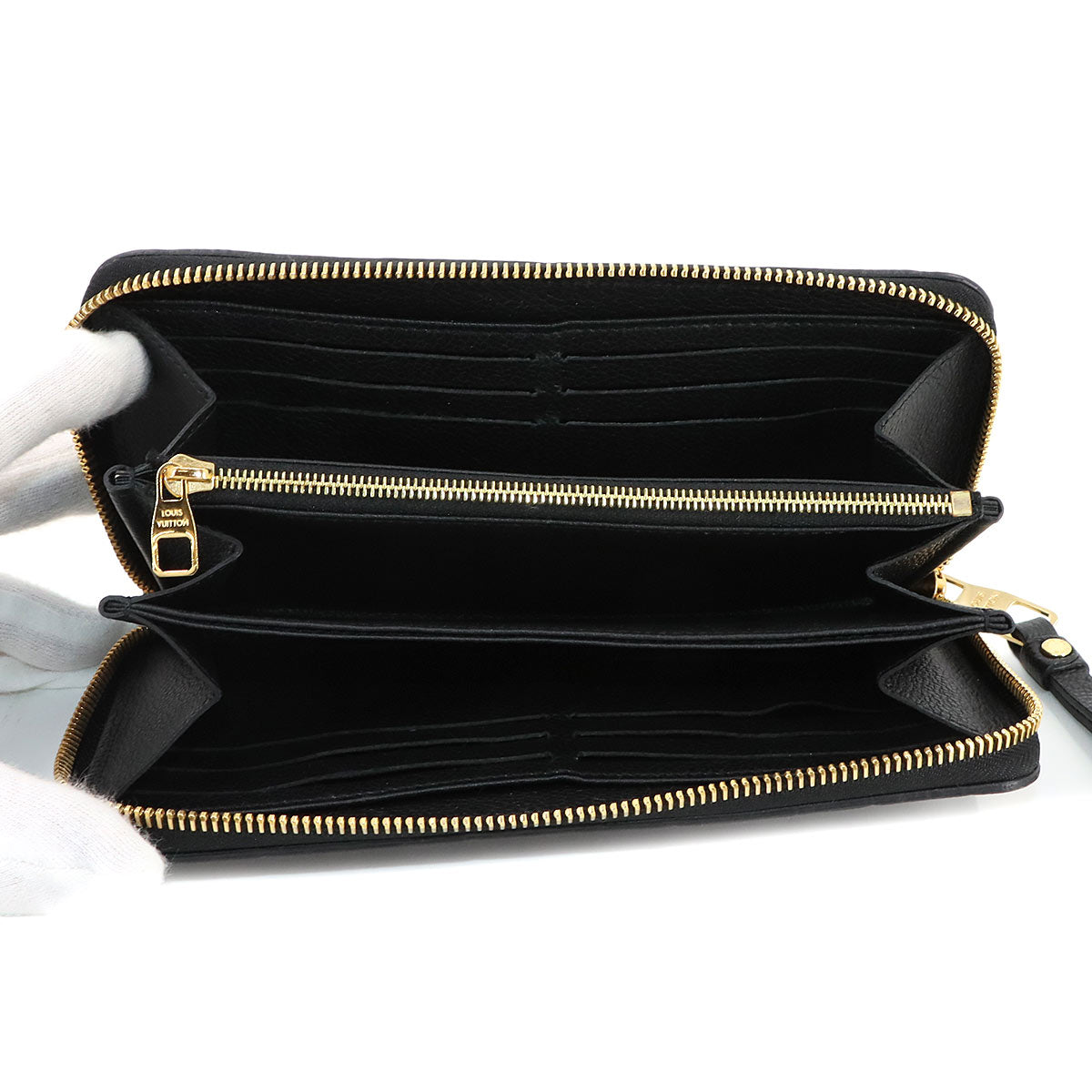 Monogram Empreinte Zippy Wallet Leather Noir M61864