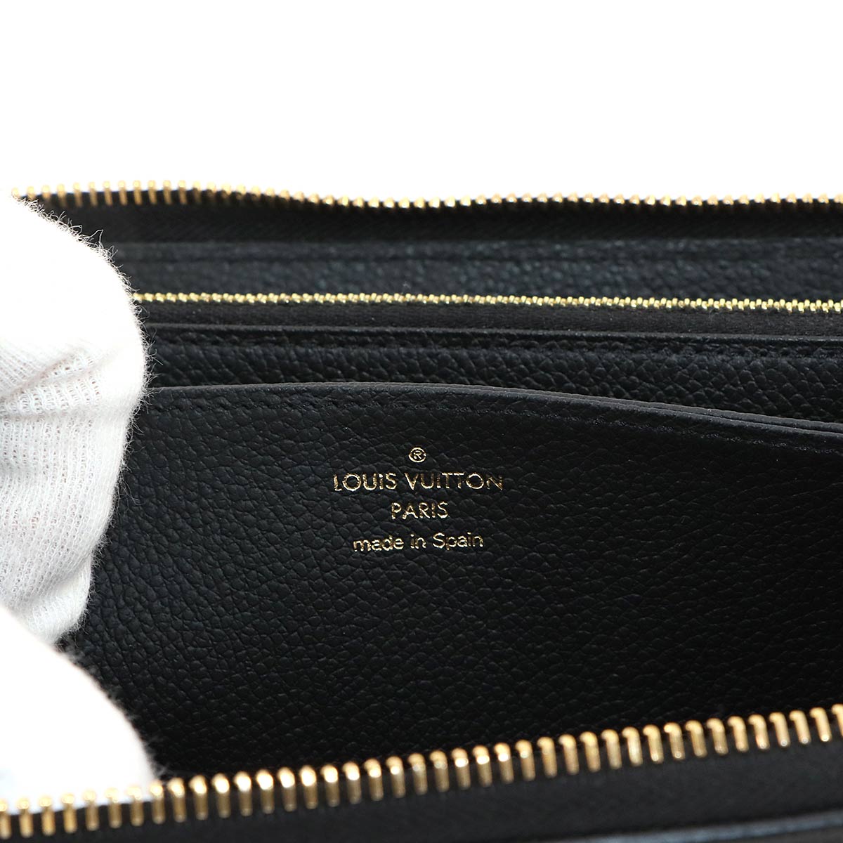 Monogram Empreinte Zippy Wallet Leather Noir M61864