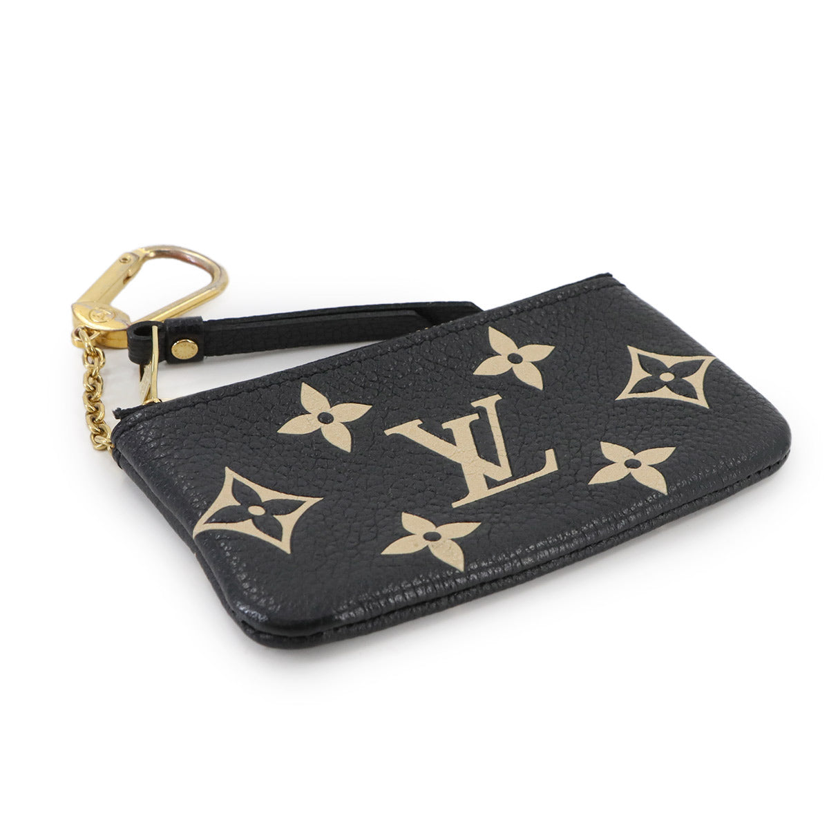 Monogram Empreinte Key Pouch Leather Black M80885