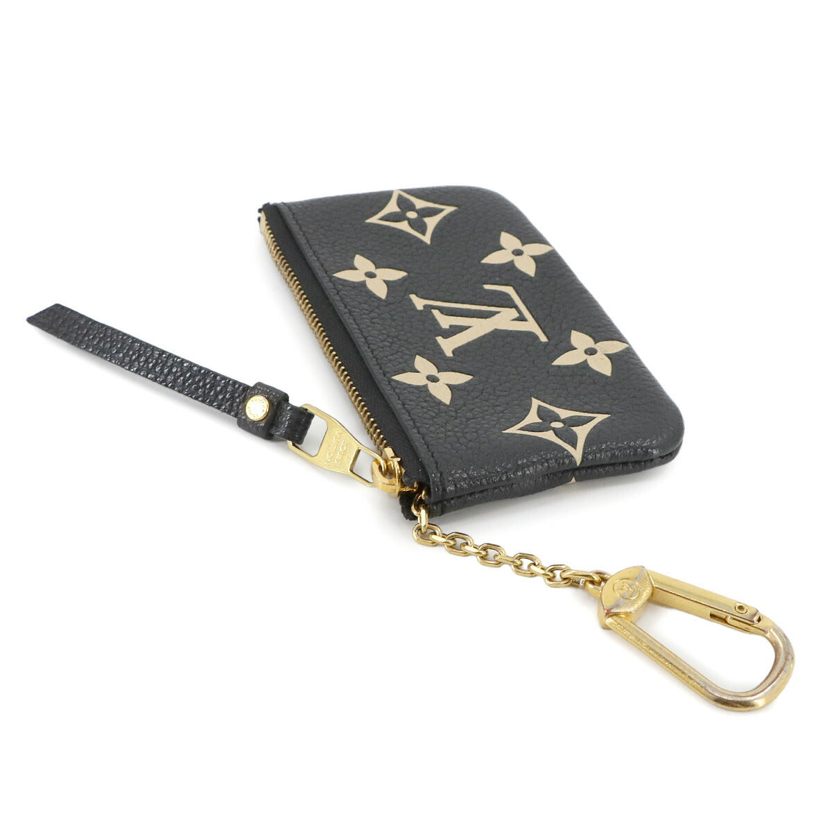 Monogram Empreinte Key Pouch Leather Black M80885