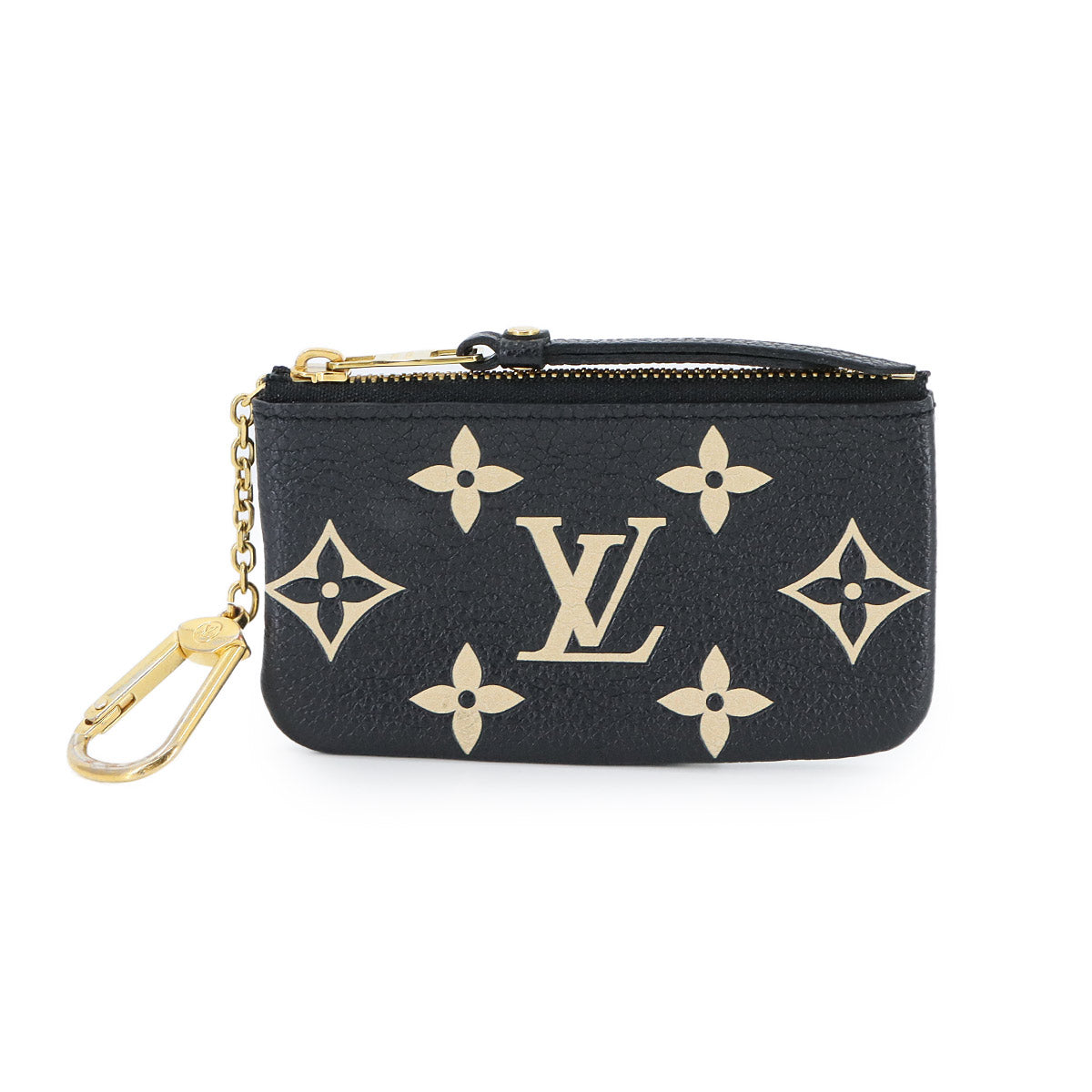 Monogram Empreinte Key Pouch Leather Black M80885