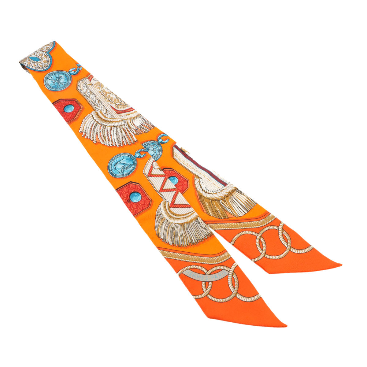 Twilly Scarf Silk 100% Orange