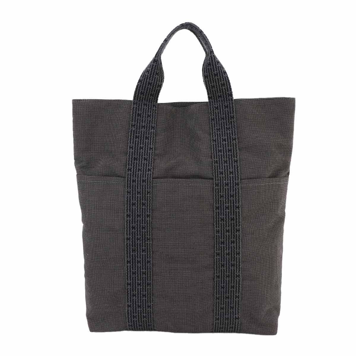 Herline Cabas Tote Bag Canvas Gray Purse