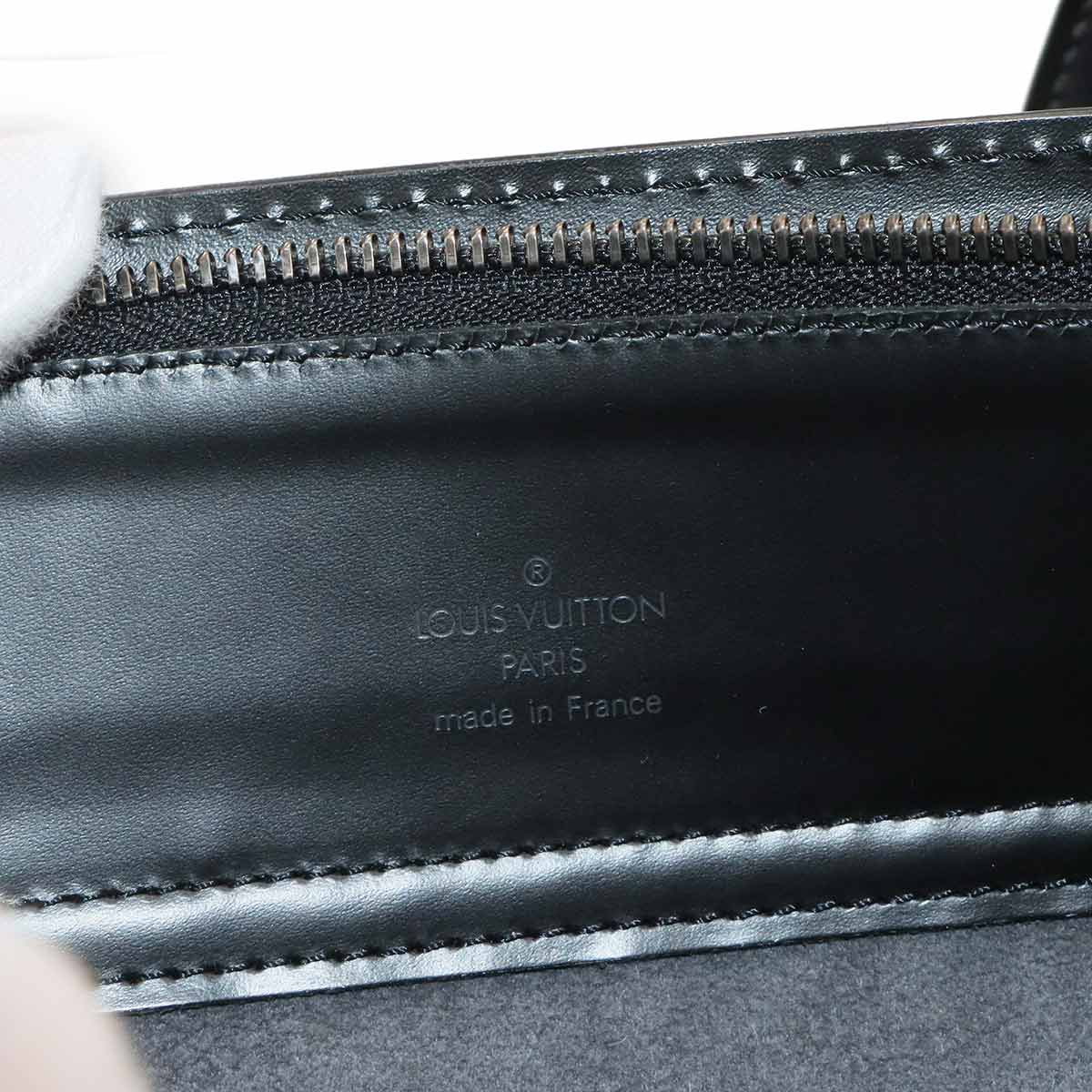 Epi Gemo Tote Bag Leather Noir Black M52452 Purse