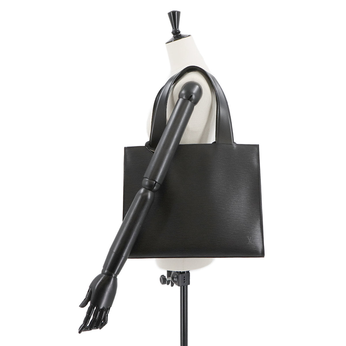 Epi Gemo Tote Bag Leather Noir Black M52452 Purse