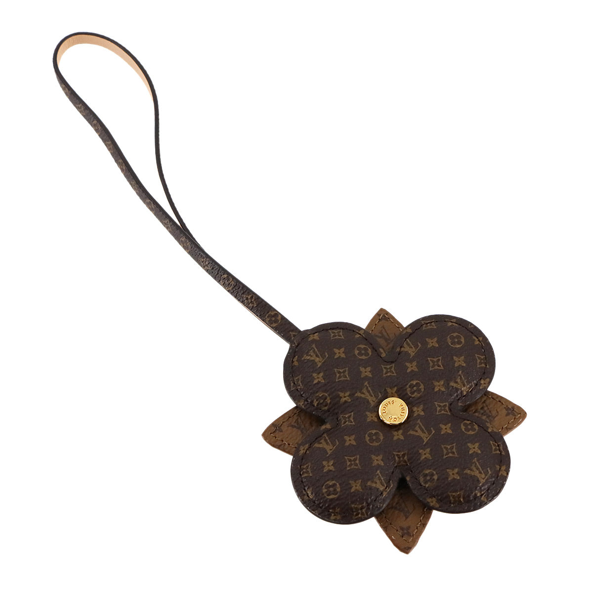 My Monogram Layers Bag Charm Brown M02136