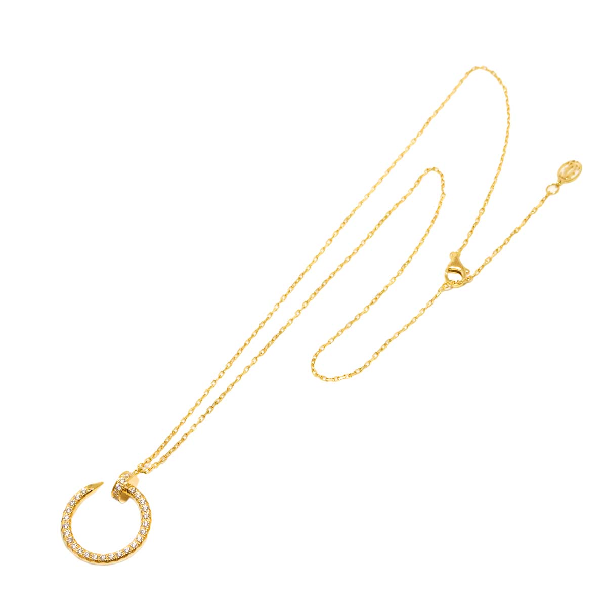 Juste Un Clou Diamond Necklace 18K Yellow Gold 750