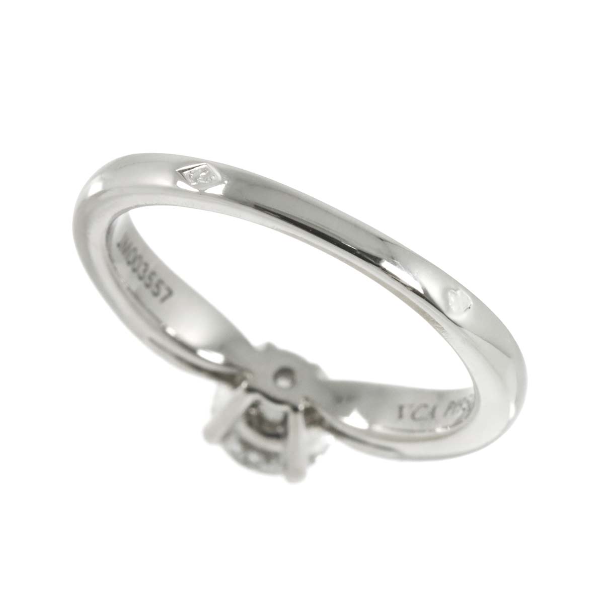 Diamond 0.50ct E/VVS2/3EX Ring Pt size47 4(US)