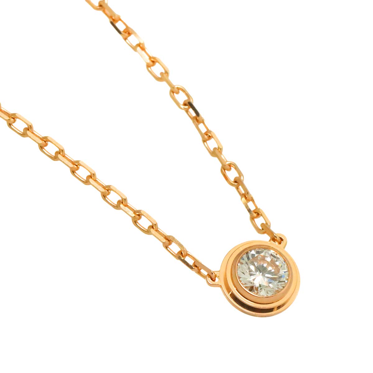 d'Amour Diamond Necklace LM 18K Pink Gold 750