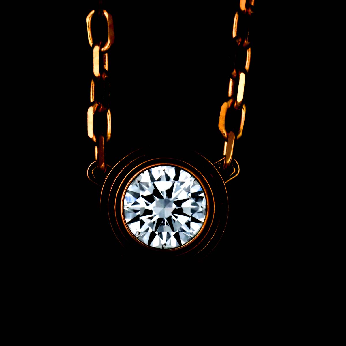 d'Amour Diamond Necklace LM 18K Pink Gold 750