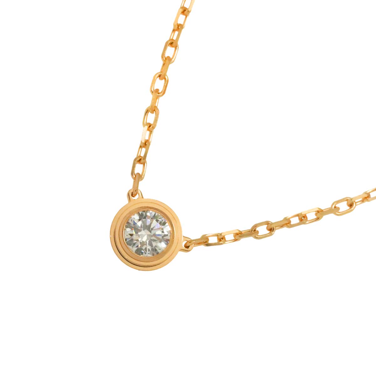 d'Amour Diamond Necklace LM 18K Pink Gold 750