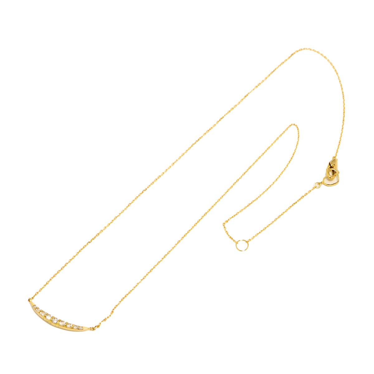 Diamond 0.21ct Necklace 18K YG 750