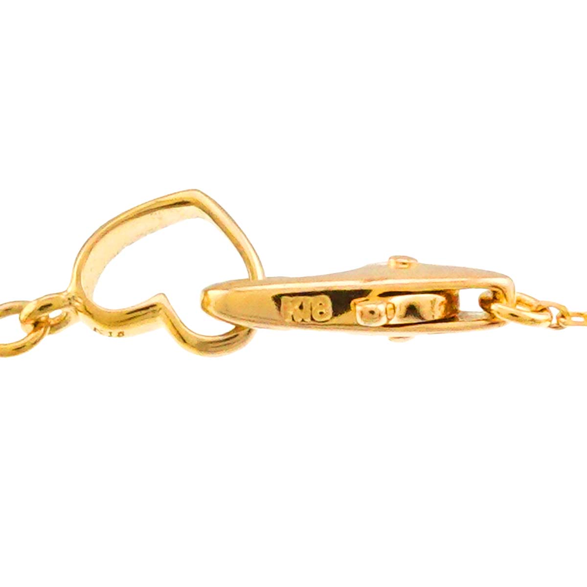 Diamond 0.21ct Necklace 18K YG 750