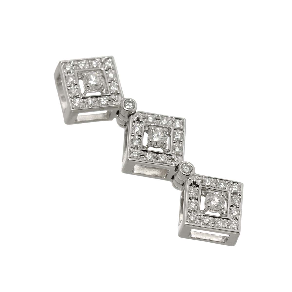 Diamond 0.50ct Pendant Top 18K White Gold