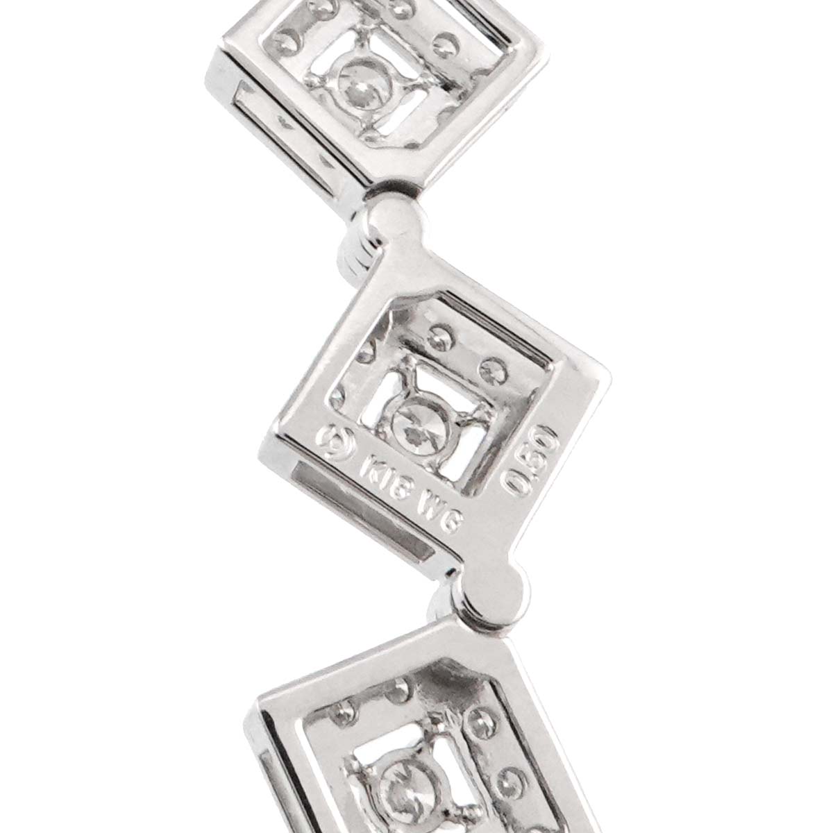 Diamond 0.50ct Pendant Top 18K White Gold