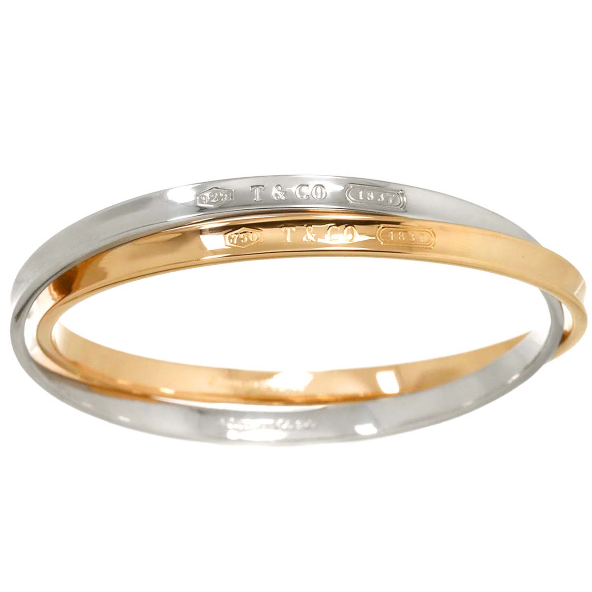 Interlocking Bracelet 18K PG 750 SV