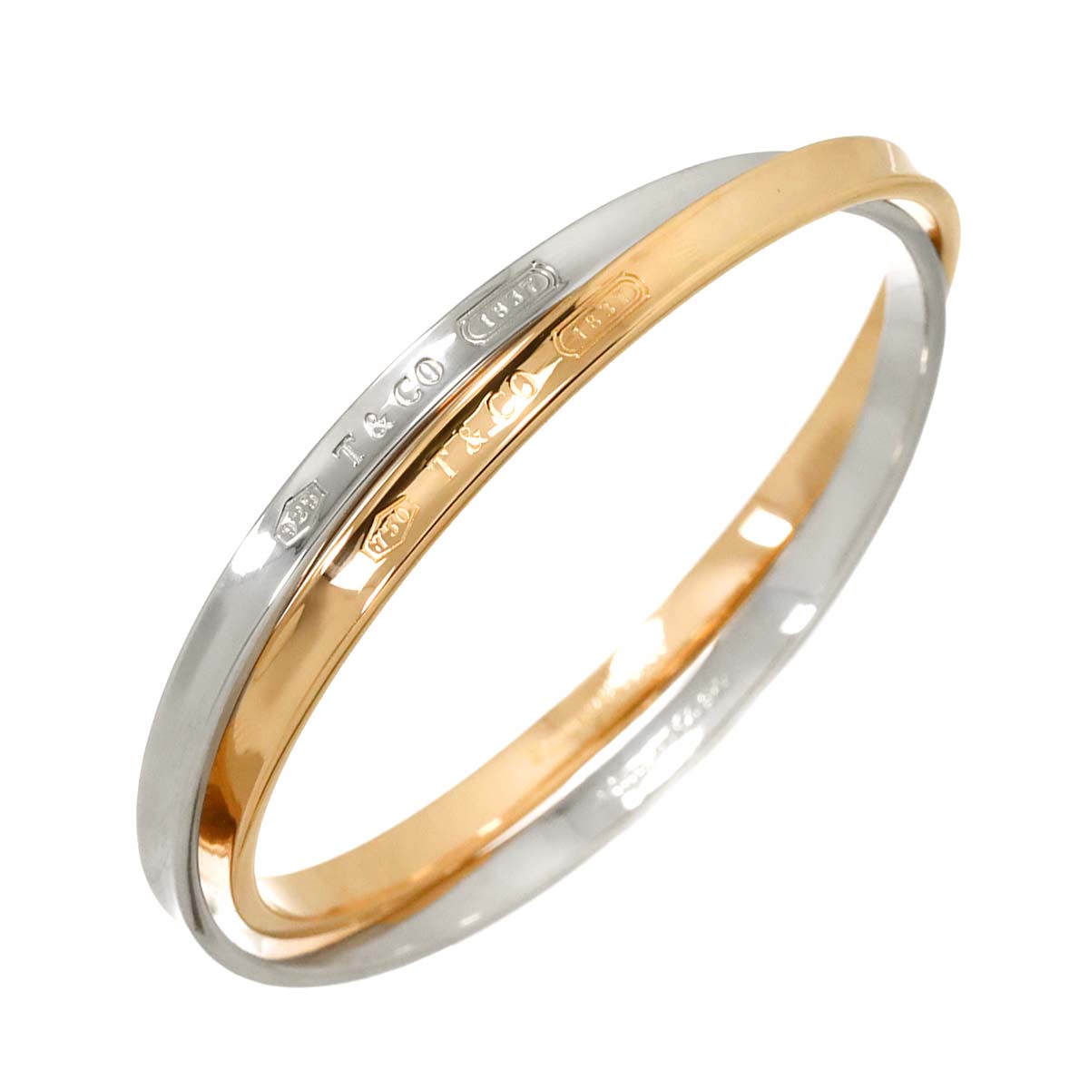 Interlocking Bracelet 18K PG 750 SV