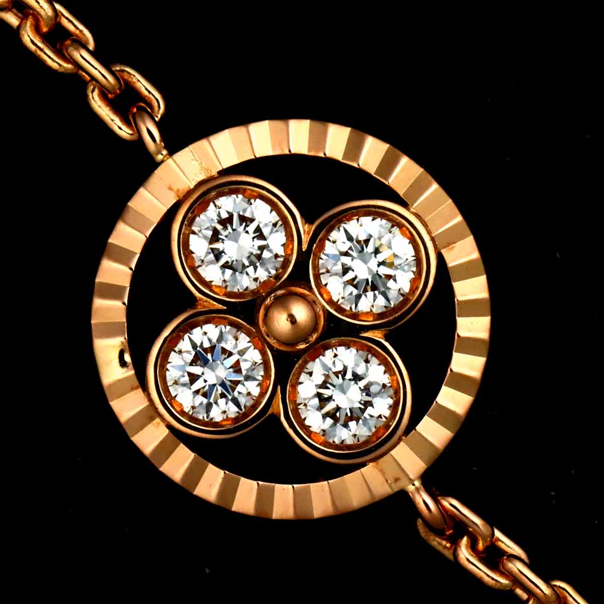 Blossom Diamond Bracelet 18K Pink Gold 750