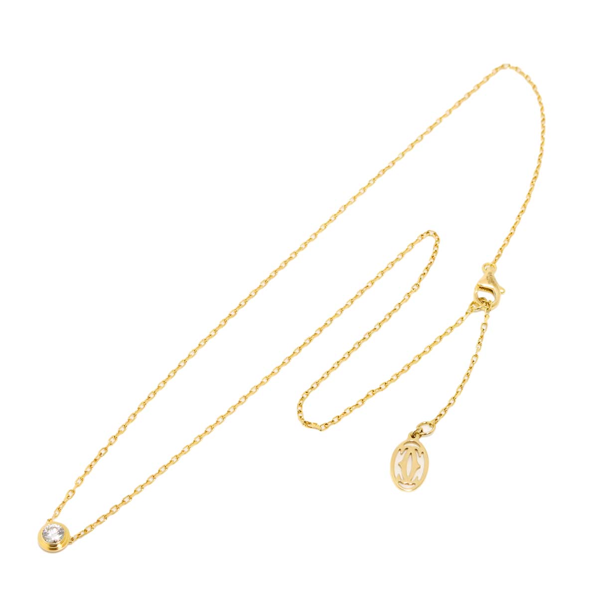 d Amour Diamond Necklace LM 18K Yellow Gold 750