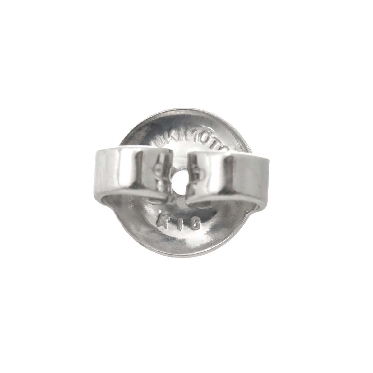 Diamond 0.12ct 18K WG 750 Earring Pierced One piece only