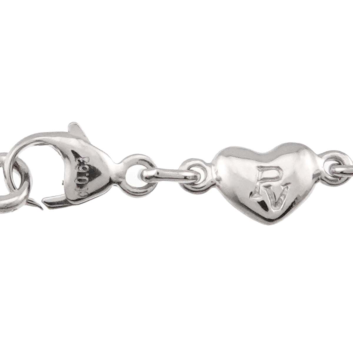 Flower motif Diamond 0.63ct Necklace 18K White Gold 750