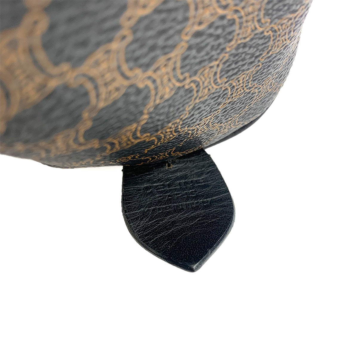 Macadam Boston Hand Bag PVC Leather Black Brown Purse