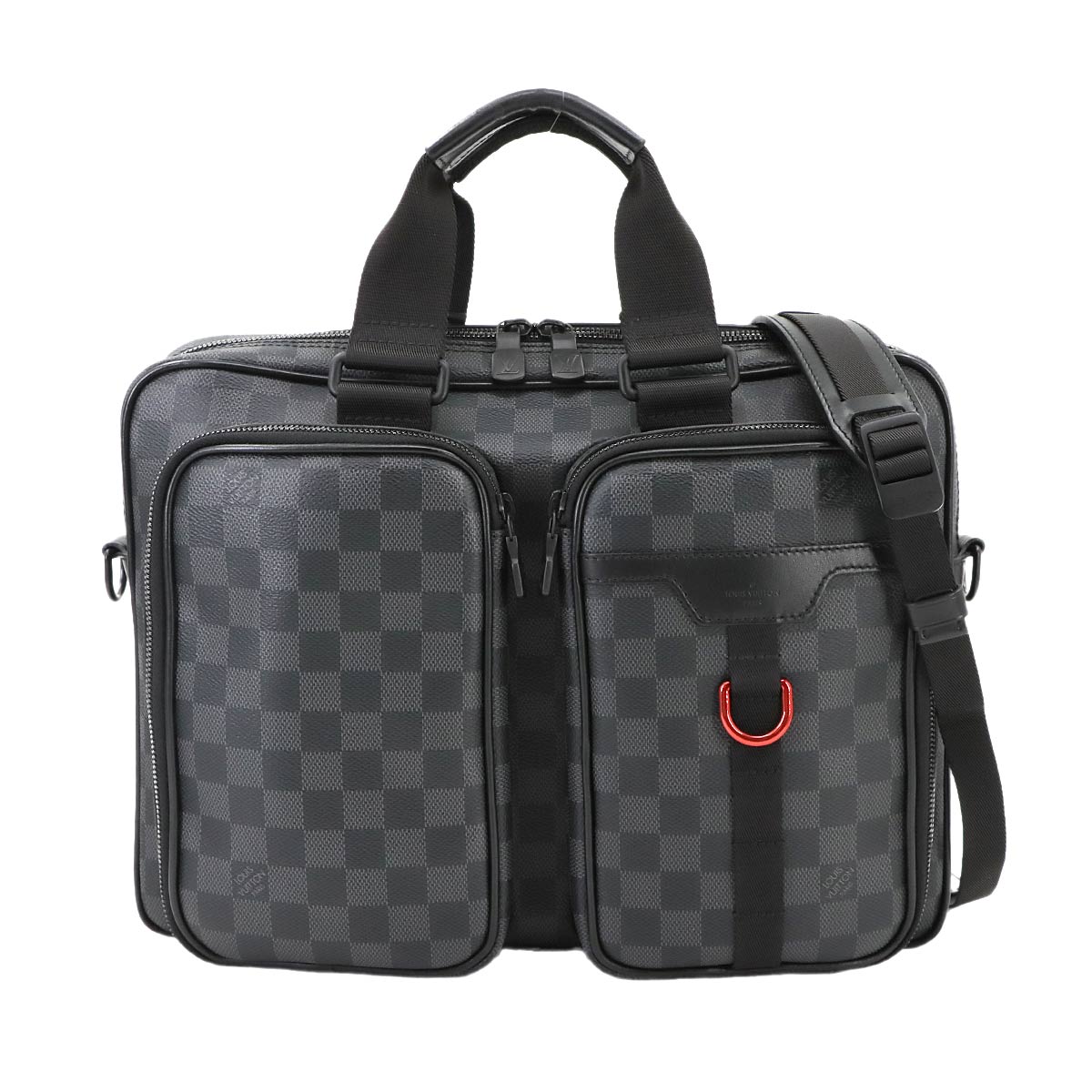 Damier Graphite Utility Business Shoulder Bag N40278